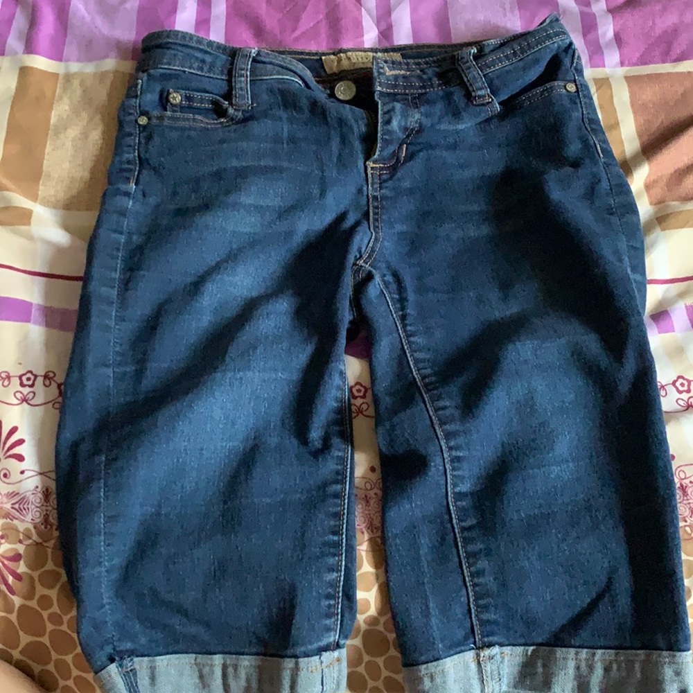 denim shorts